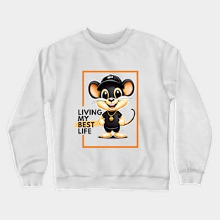 Adorable Sly Mouse Crewneck Sweatshirt